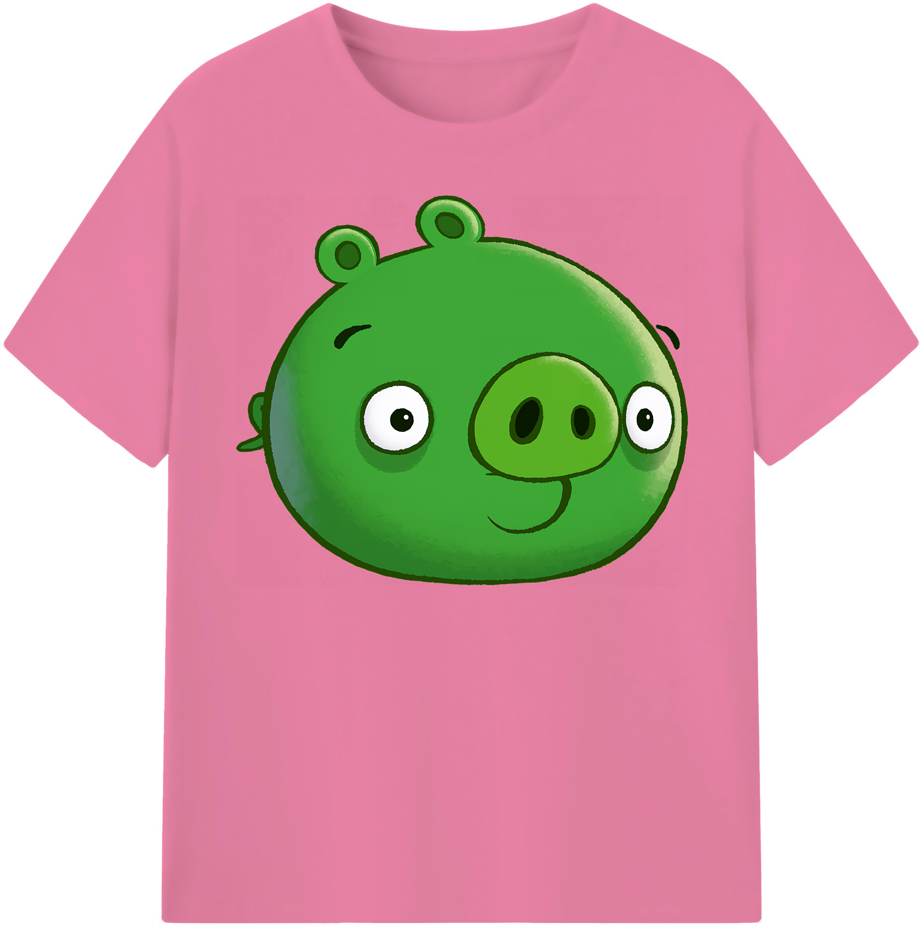 （画像用） Angry Birds アングリーバード 綿100％半袖Tシャツ（フロントプリント）